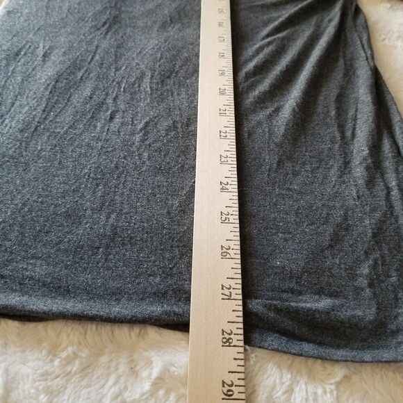 Women's Gray Boho Top Plus Size 2X Bell Sleeve Stretch Whimsygoth - Picture 9 of 10